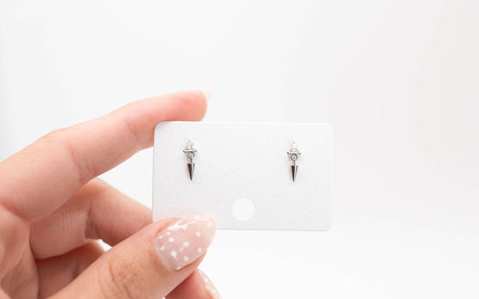 Spiked Diamond Flatback Dangle