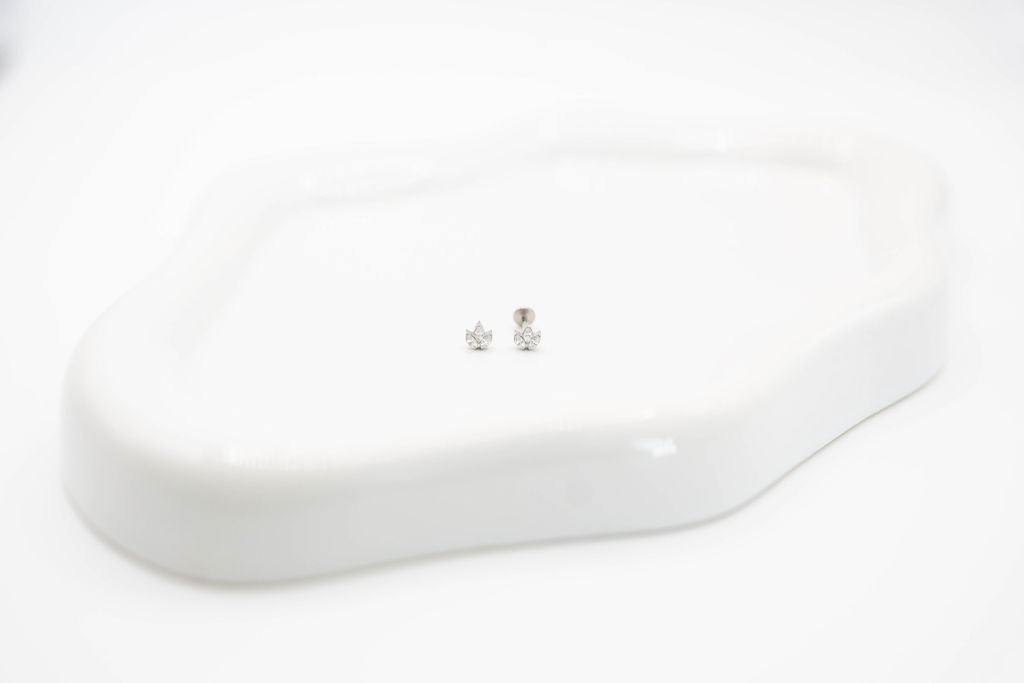 Triple Diamond Marquise Flatback