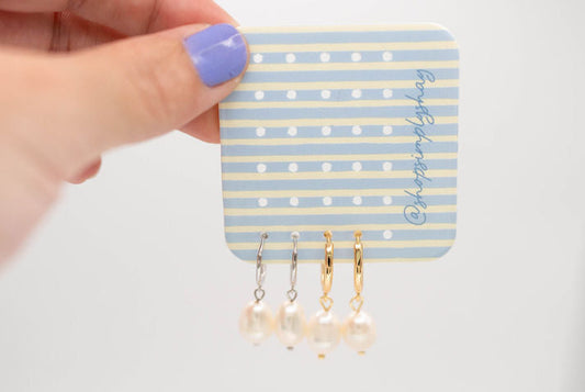 Faux Pearl Dangle