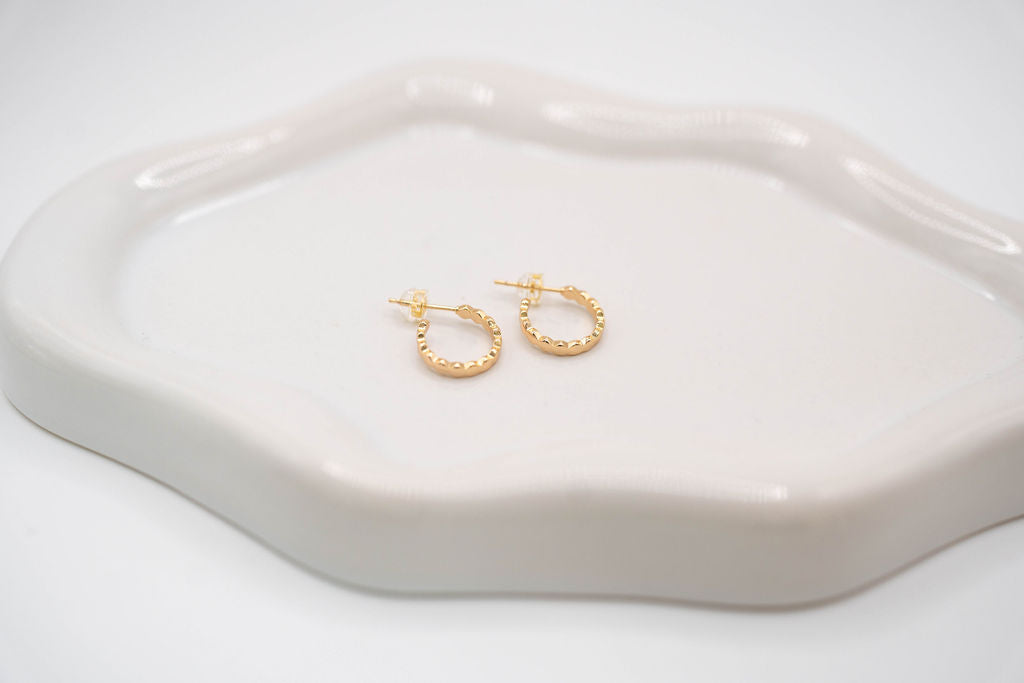 Zigzag Hoop (Gold)