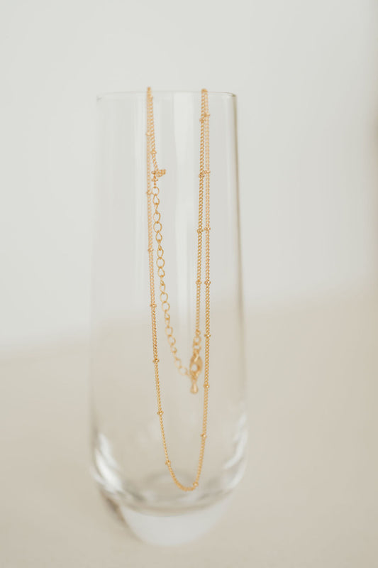 14K Gold Filled Satellite Chain Necklace