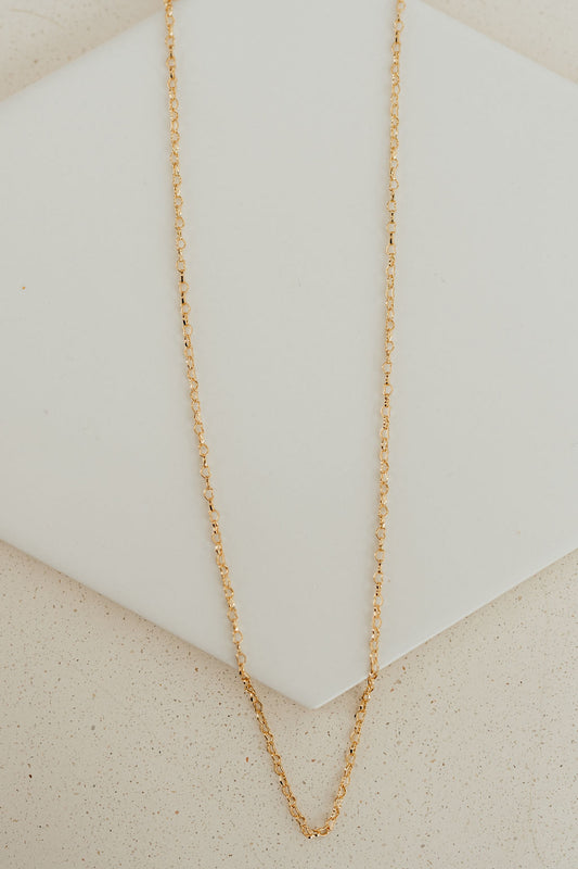 14K Gold Filled Heart Chain Necklace