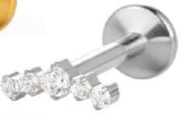 Arched CZ Flatback